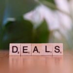 Photo shows deals sign